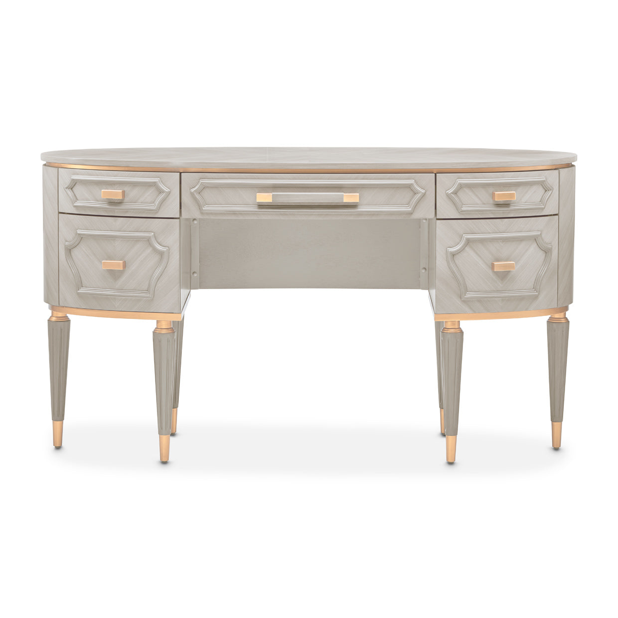 St. Charles Vanity Desk - Dove Gray