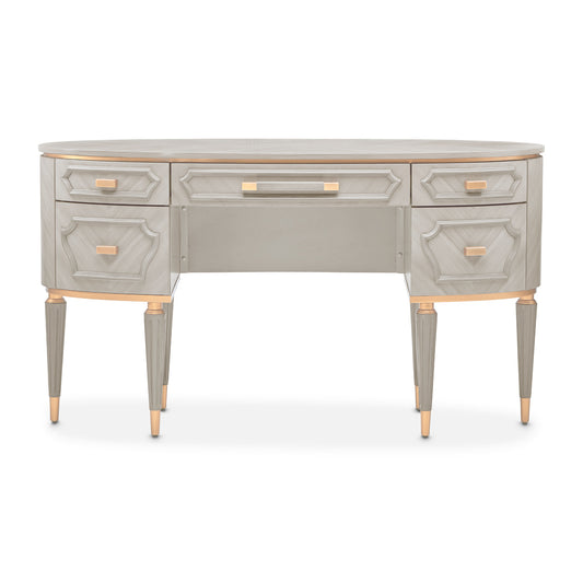 St. Charles Vanity Desk - Dove Gray