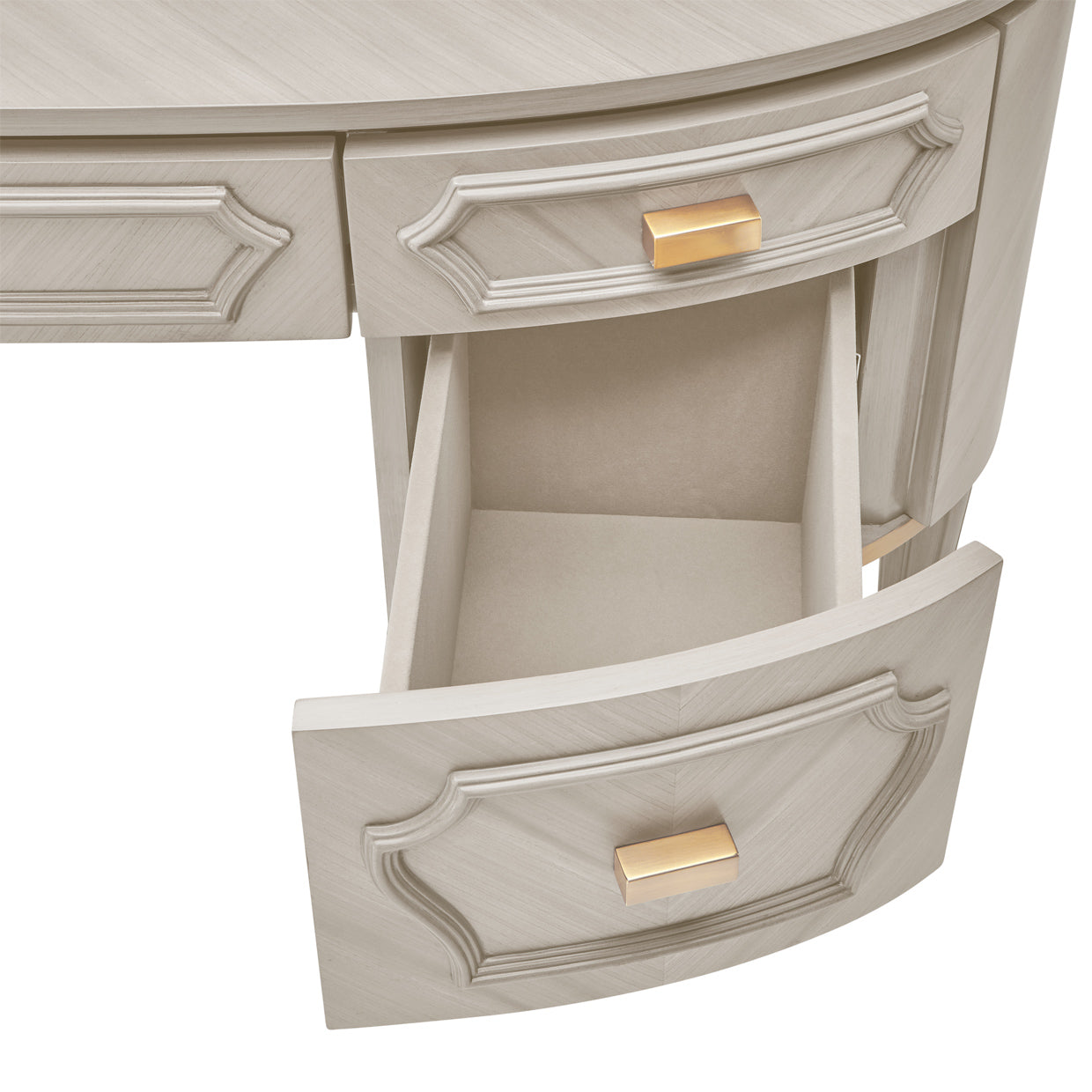 St. Charles Vanity Desk - Dove Gray