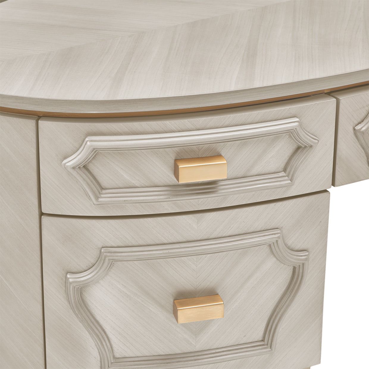 St. Charles Vanity Desk - Dove Gray