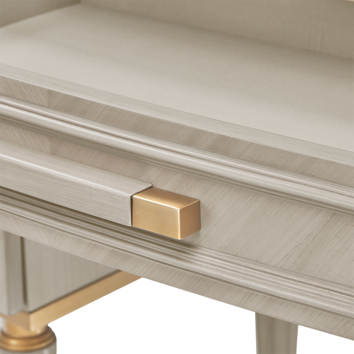 St. Charles Vanity Desk - Dove Gray