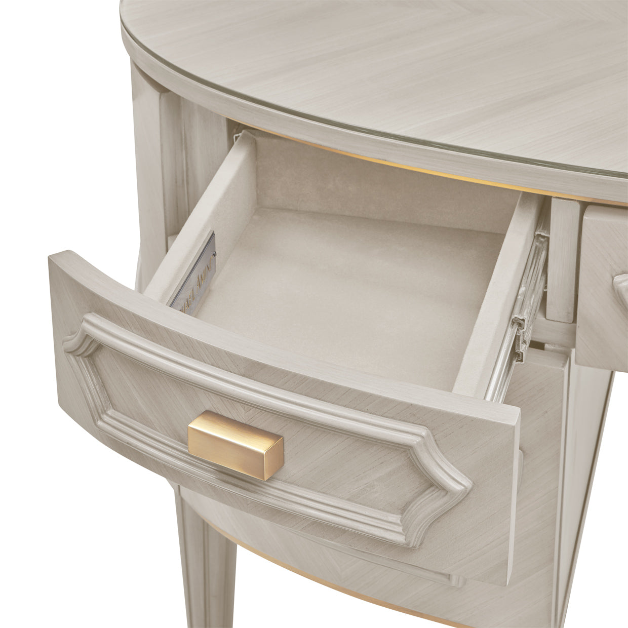 St. Charles Vanity Desk - Dove Gray