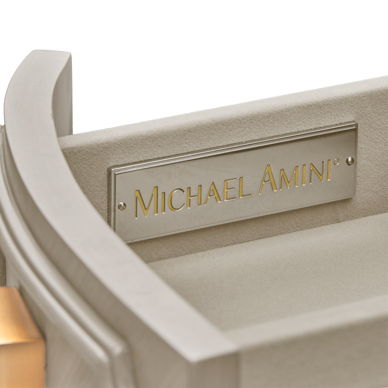 St. Charles Vanity Desk - Dove Gray
