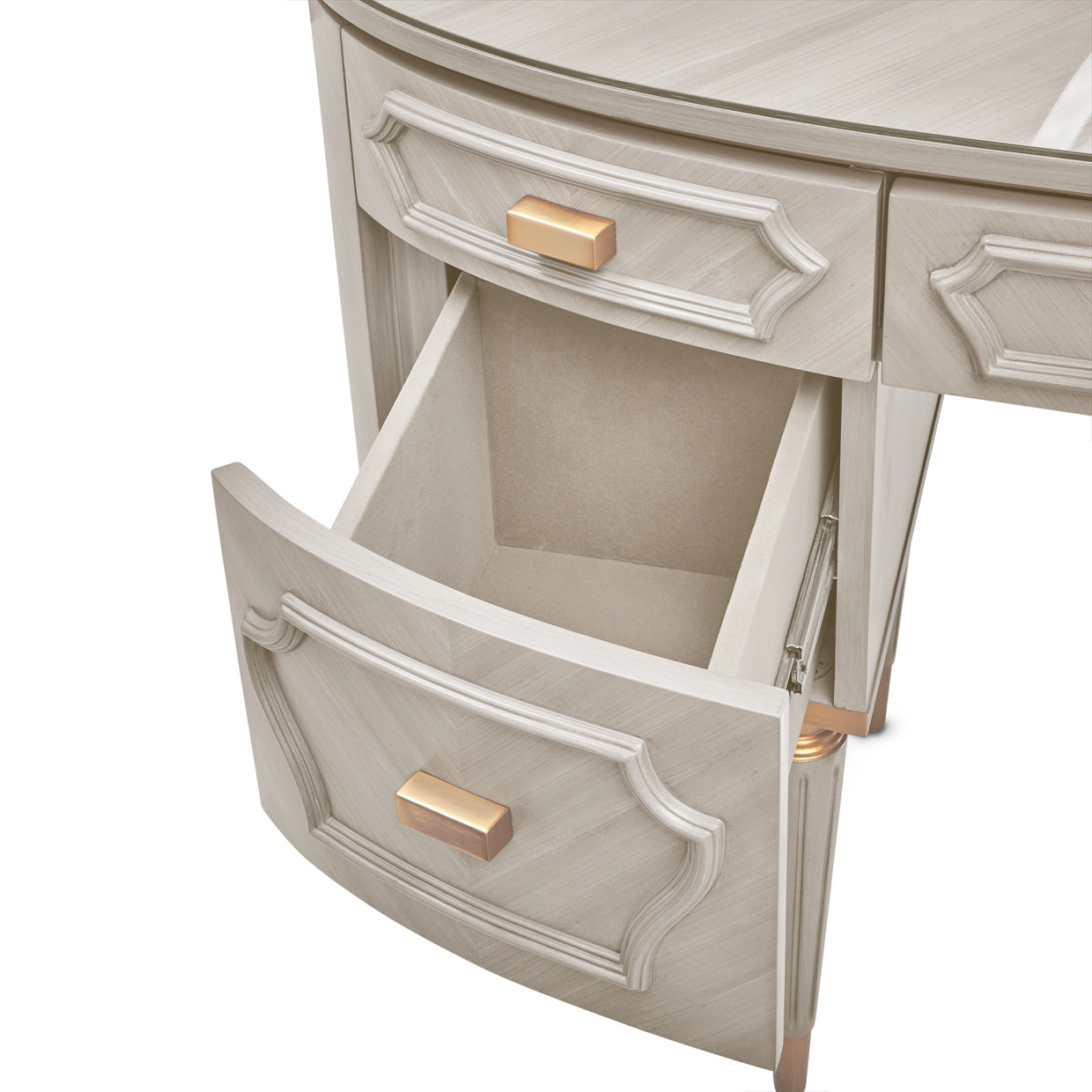 St. Charles Vanity Desk - Dove Gray