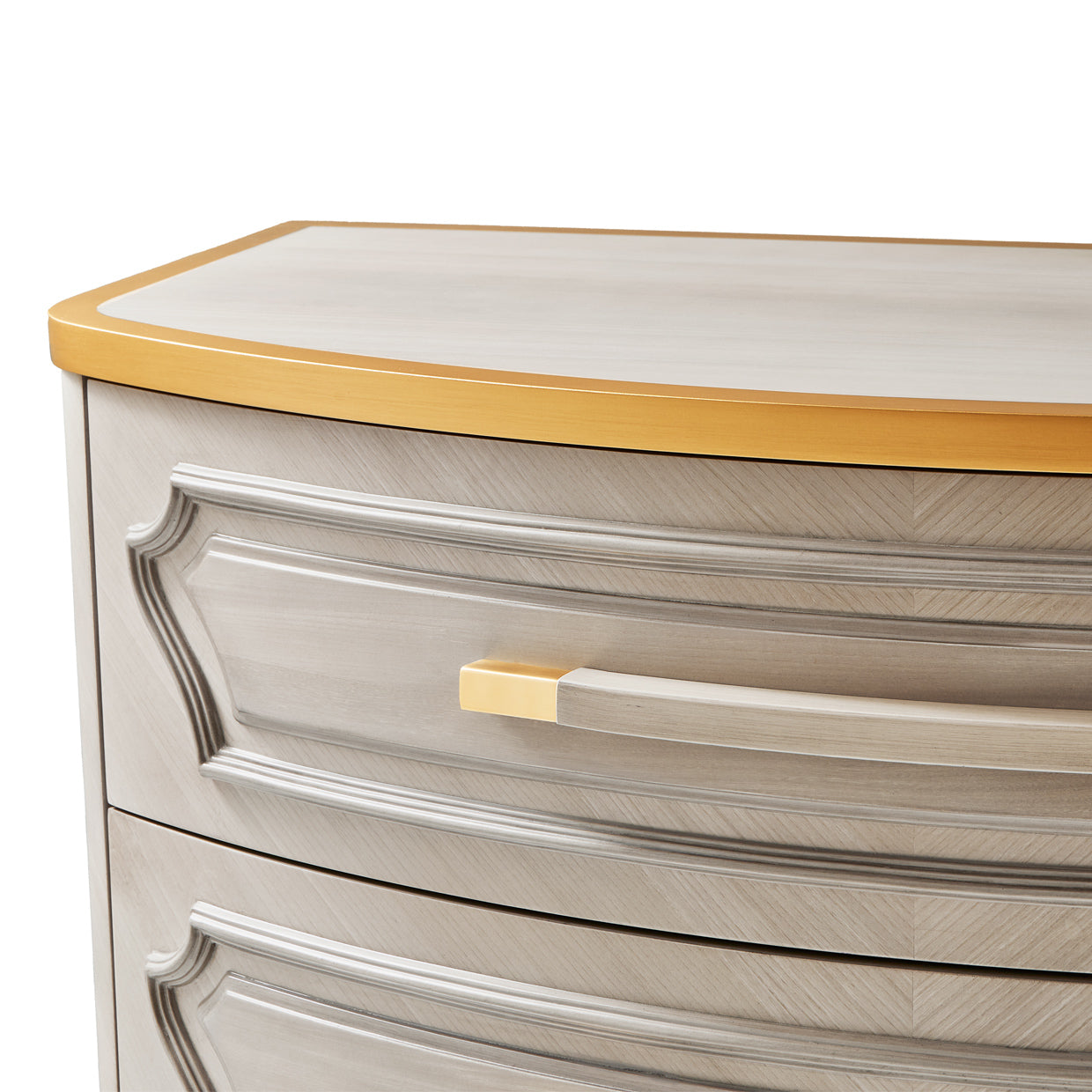 St. Charles 5-Drawer Highboy Chest - Dove Gray