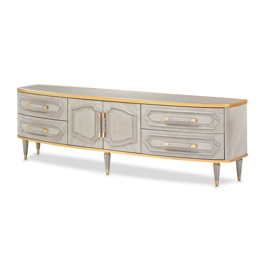 St. Charles Media Cabinet - Dove Gray