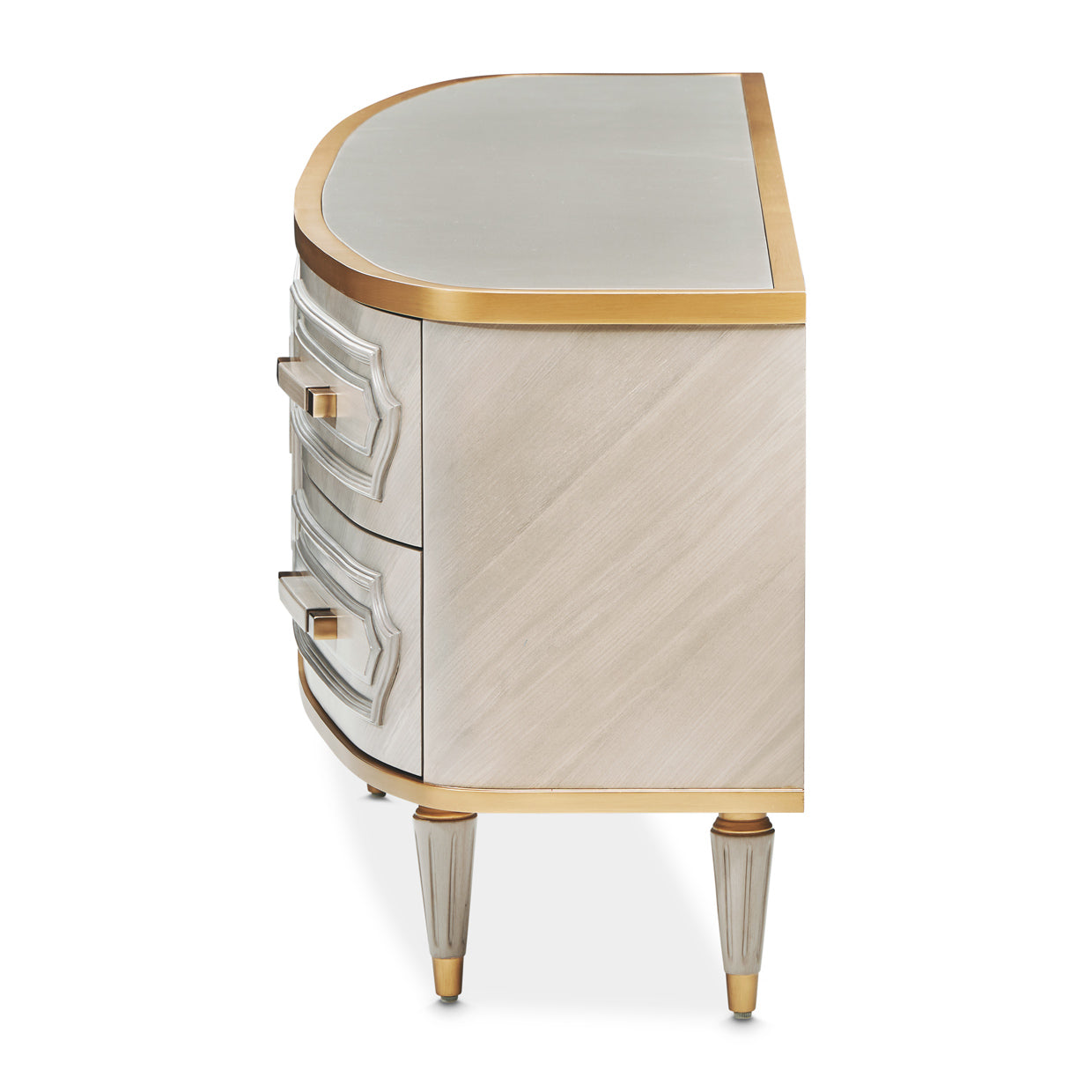 St. Charles Media Cabinet - Dove Gray