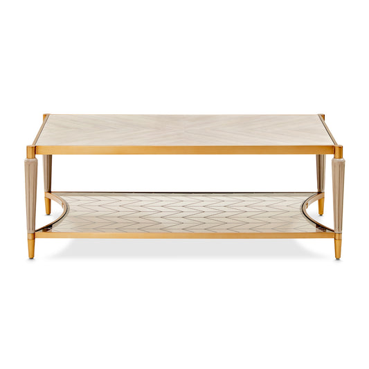 St. Charles Rectangular Cocktail Table - Dove Gray