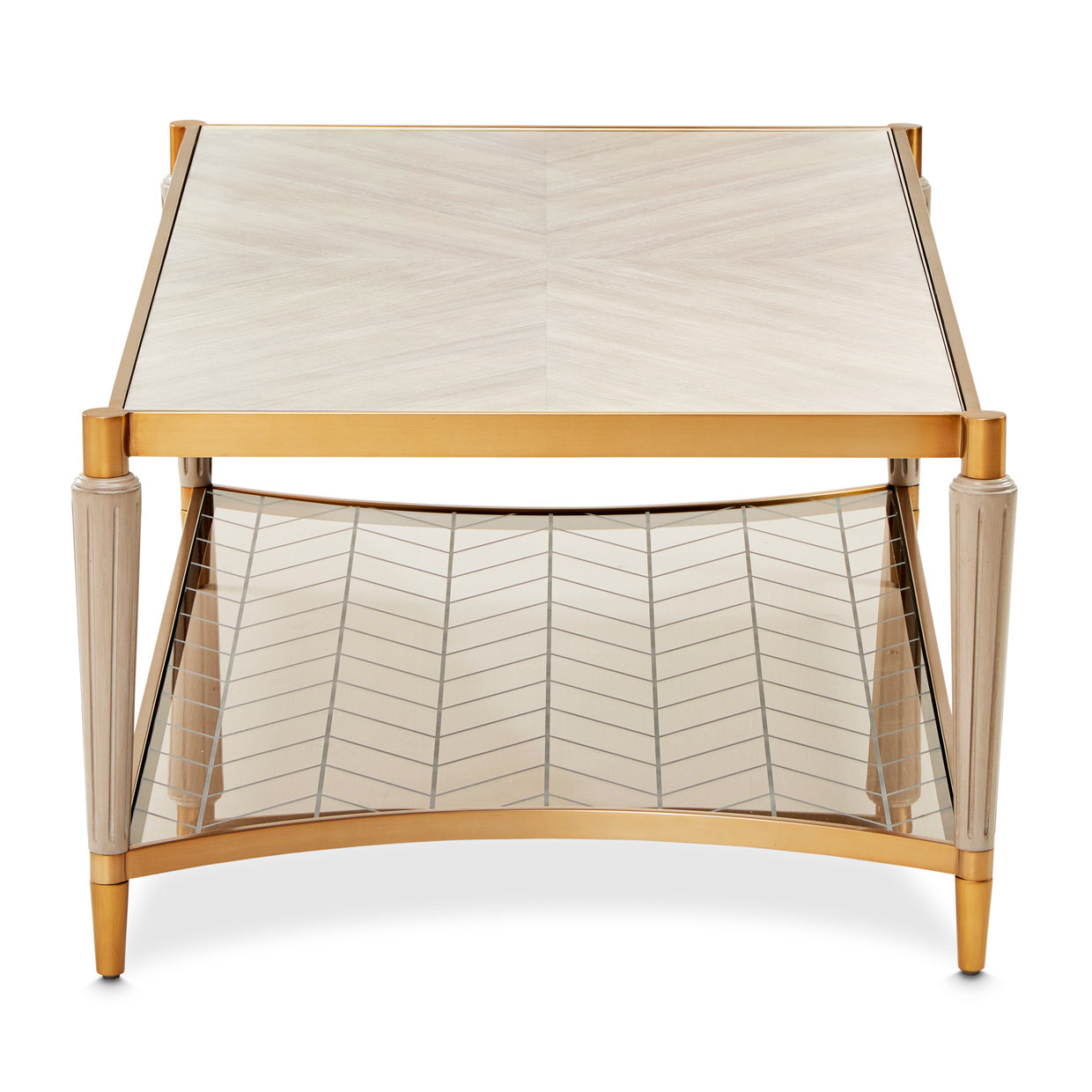 St. Charles Rectangular Cocktail Table - Dove Gray