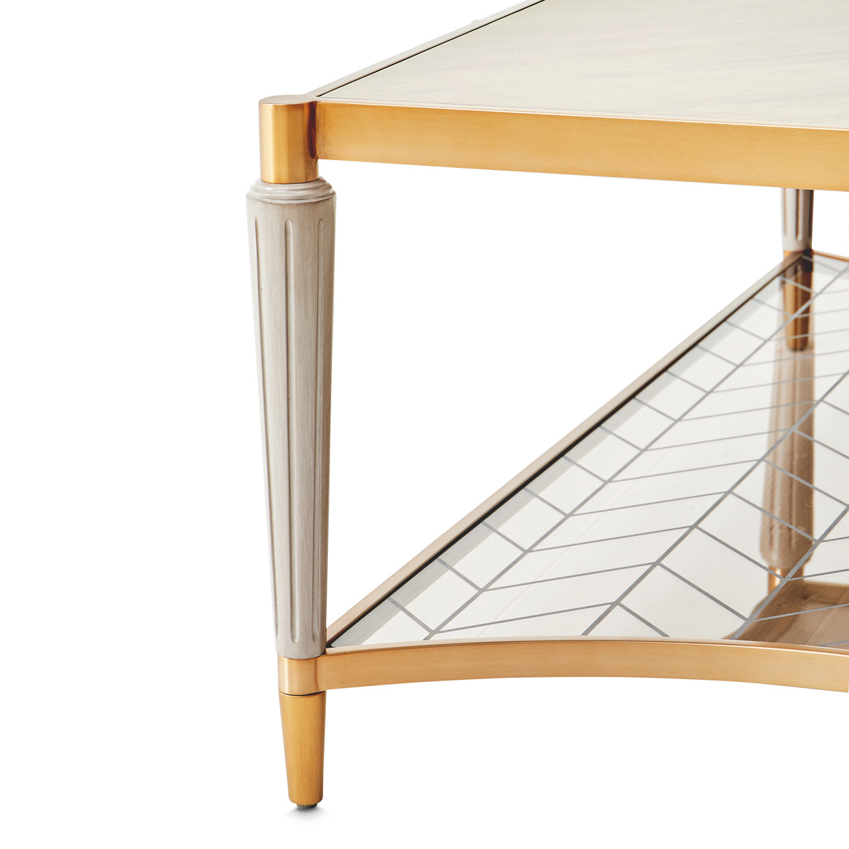 St. Charles Rectangular Cocktail Table - Dove Gray