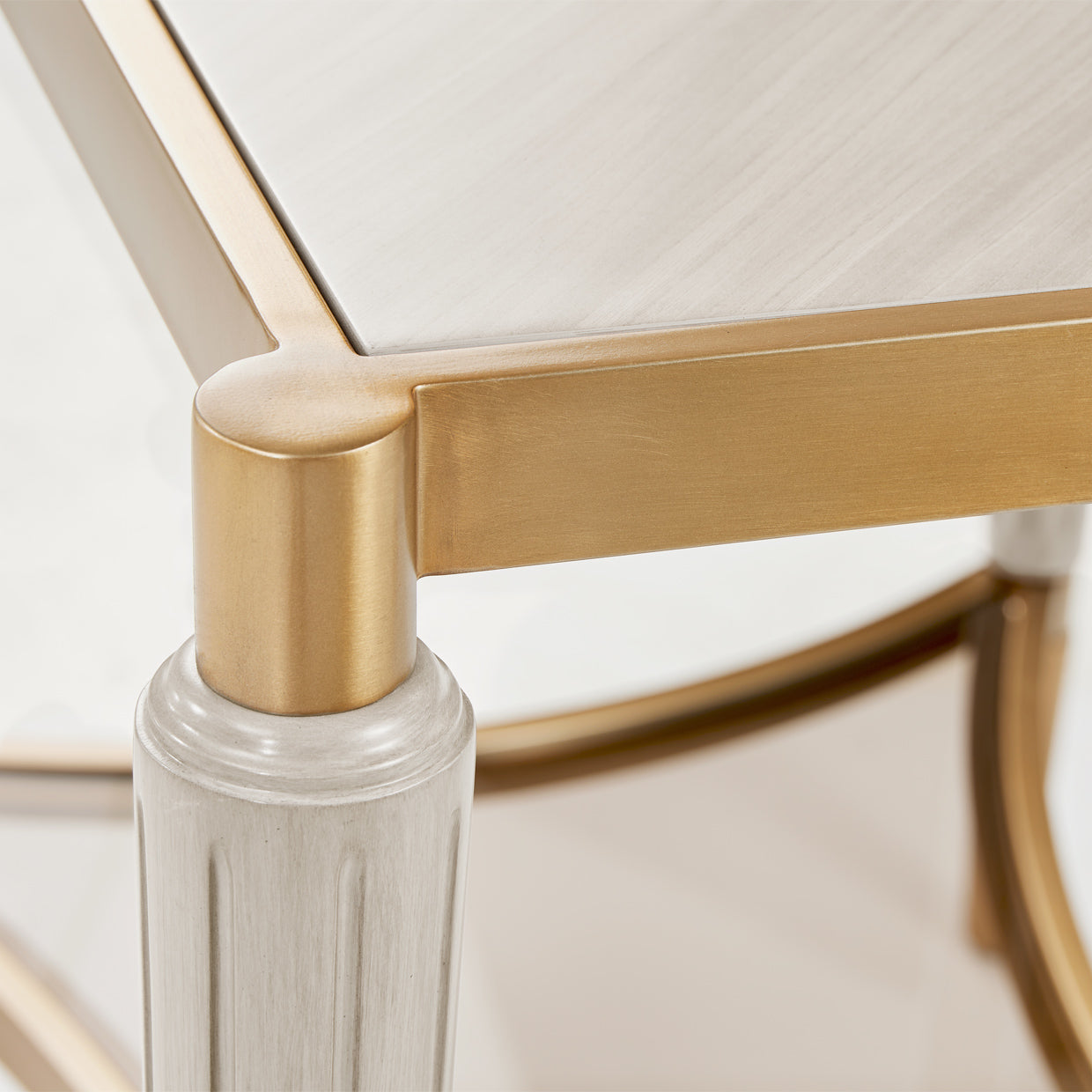 St. Charles End Table - Dove Gray