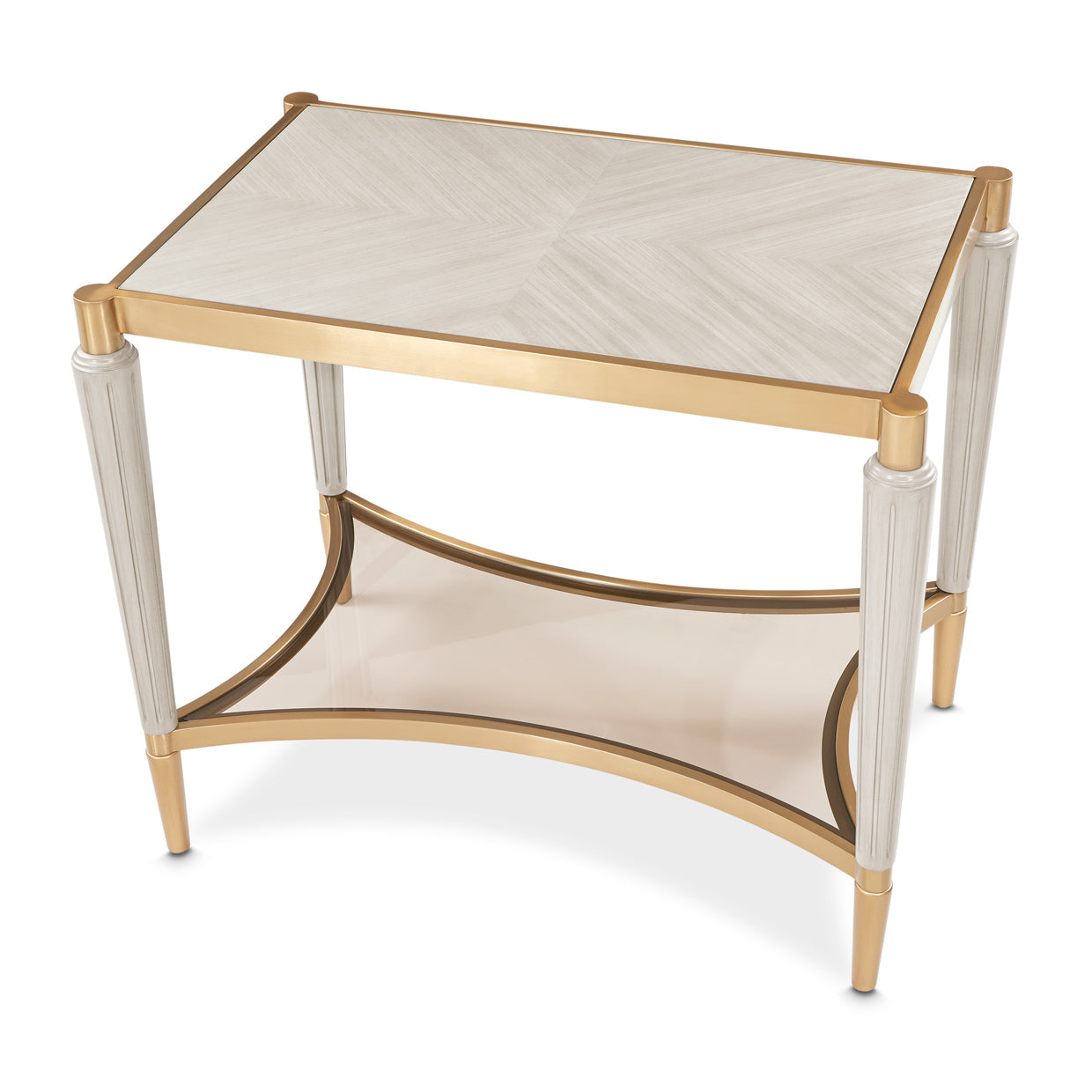 St. Charles End Table - Dove Gray