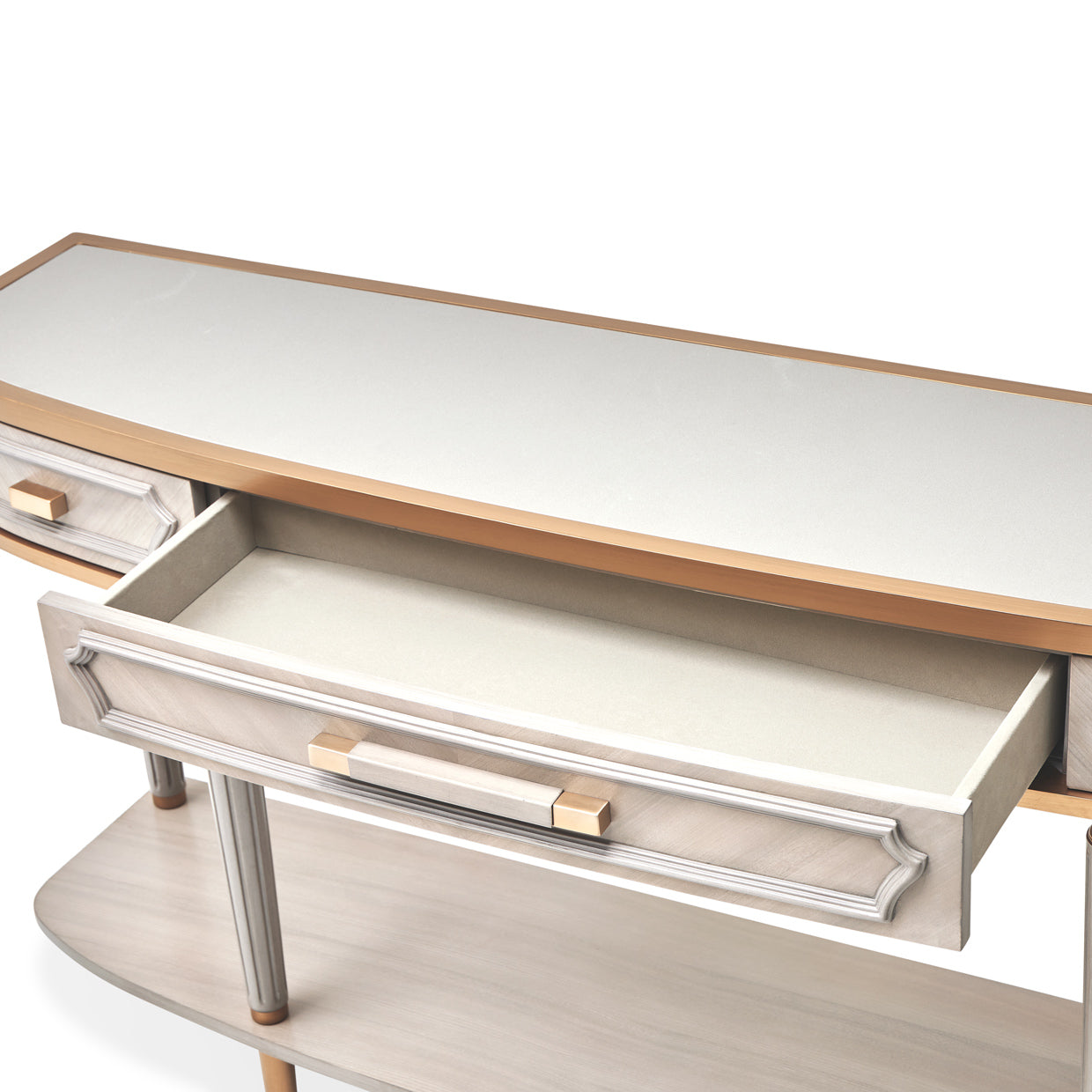 St. Charles Console Table - Dove Gray