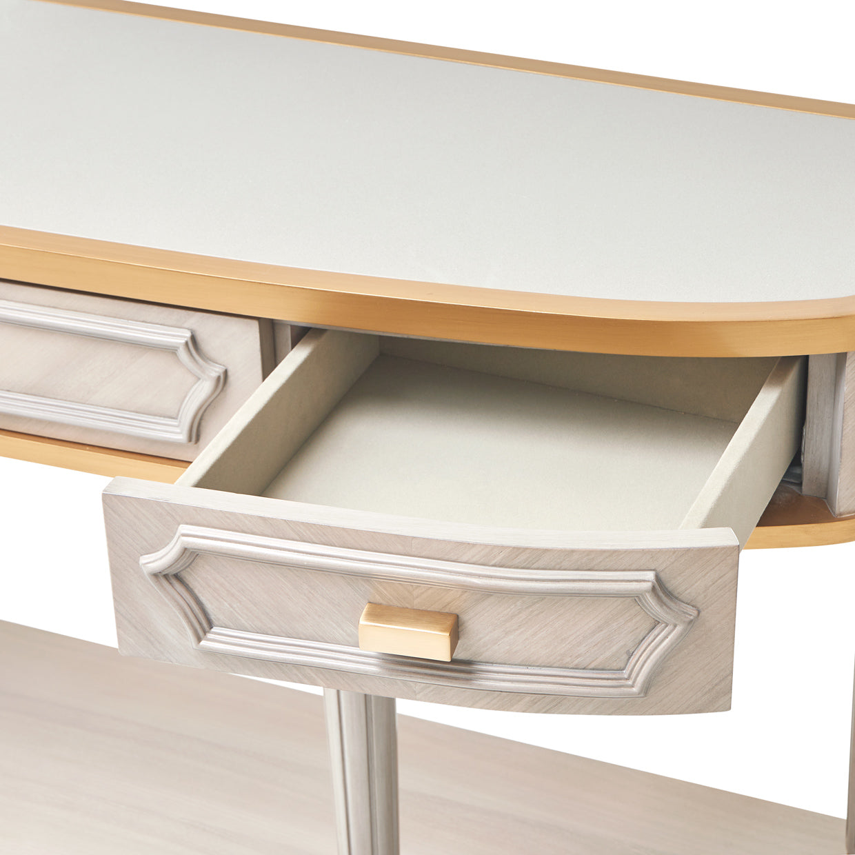 St. Charles Console Table - Dove Gray