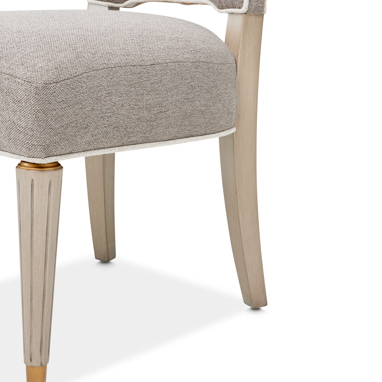 St. Charles Vanity Chair - Stratus/Dove Gray