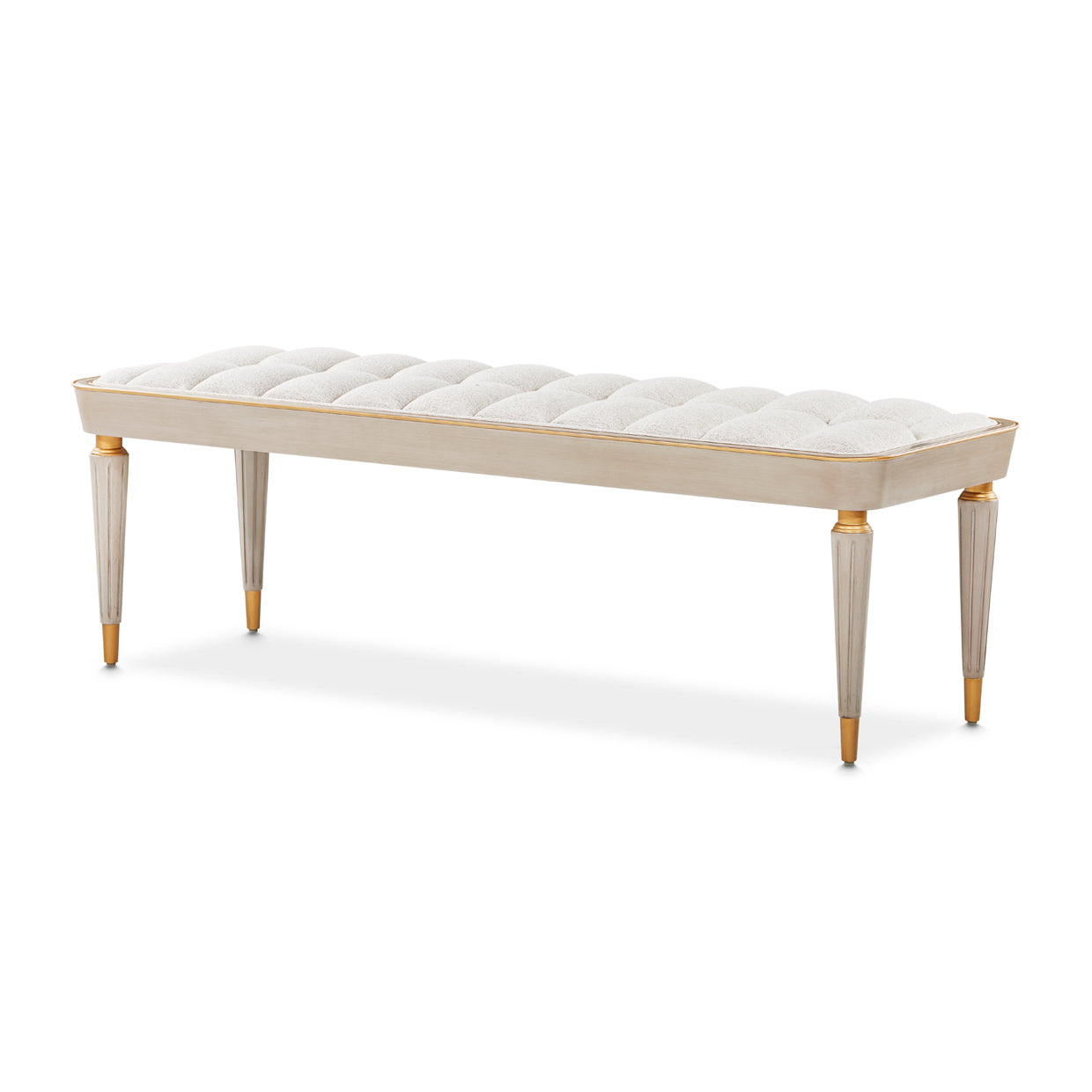 St. Charles Bench - Cirrus/Dove Gray