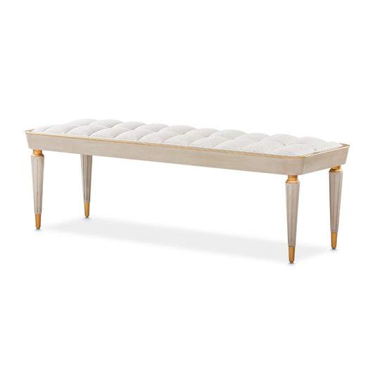 St. Charles Bench - Cirrus/Dove Gray
