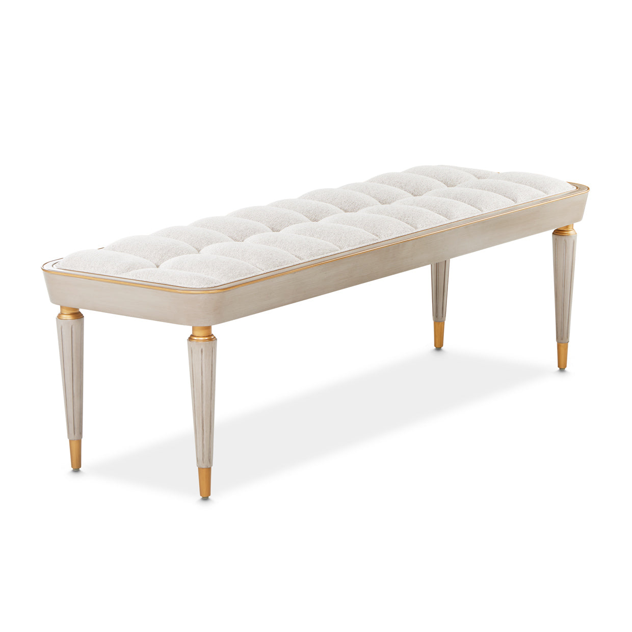 St. Charles Bench - Cirrus/Dove Gray