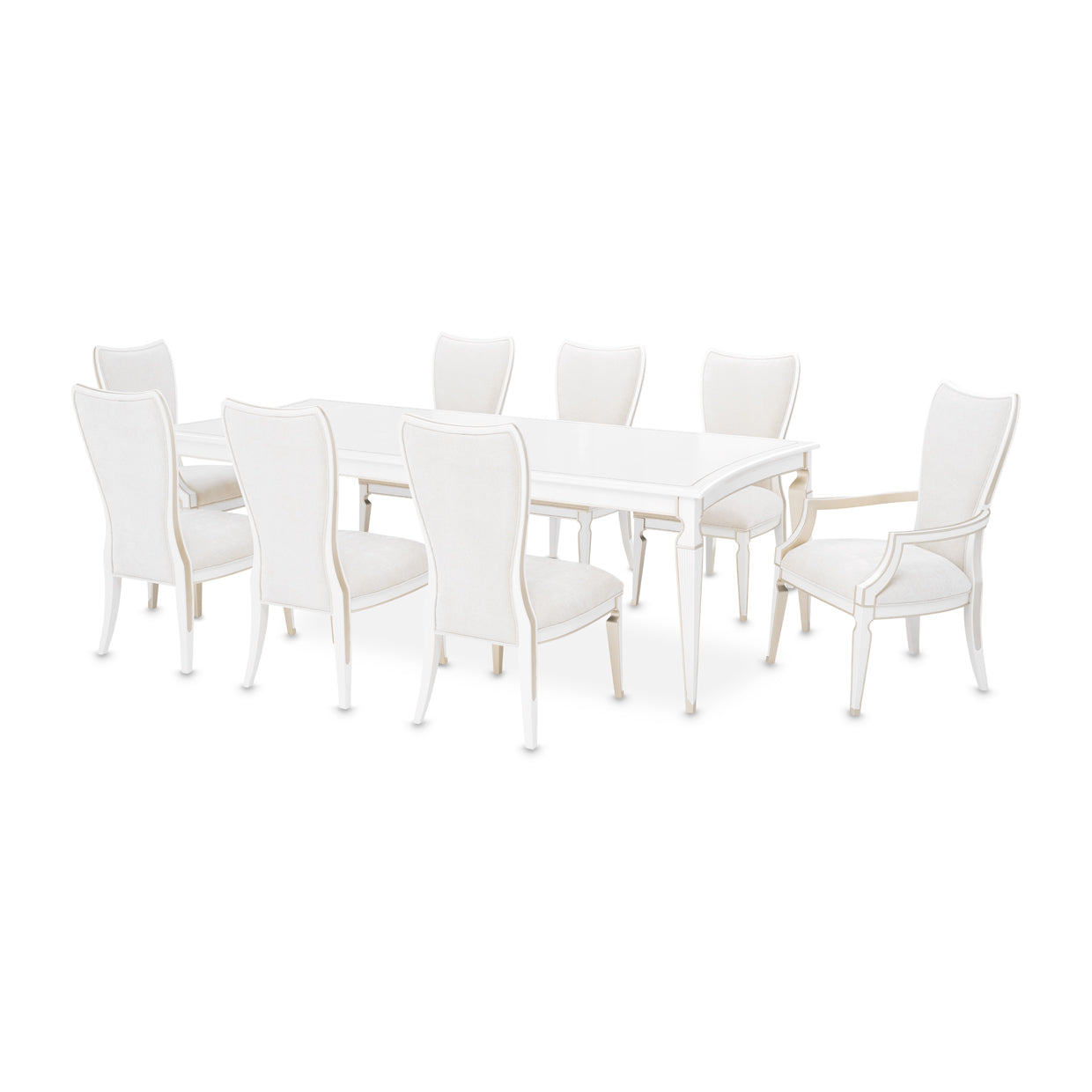 La Marisia Rectangular Dining Table - Creamy Pearl