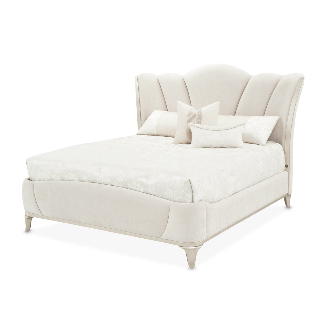La Marisia King Bed - Tranquil/Creamy Pearl