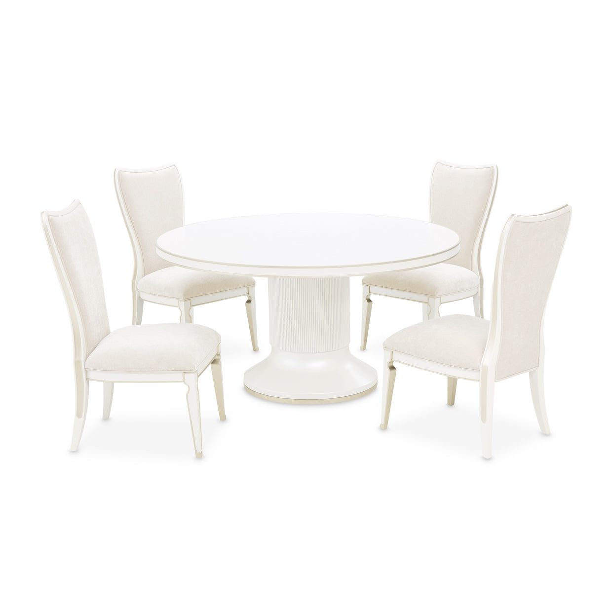 La Marisia Round Dining Table - Creamy Pearl