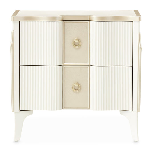 La Marisia Nightstand - Creamy Pearl