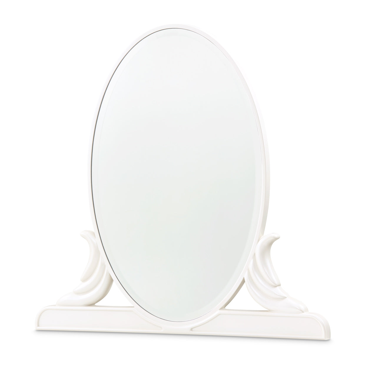 La Marisia Vanity with Mirror Set - Creamy Pearl