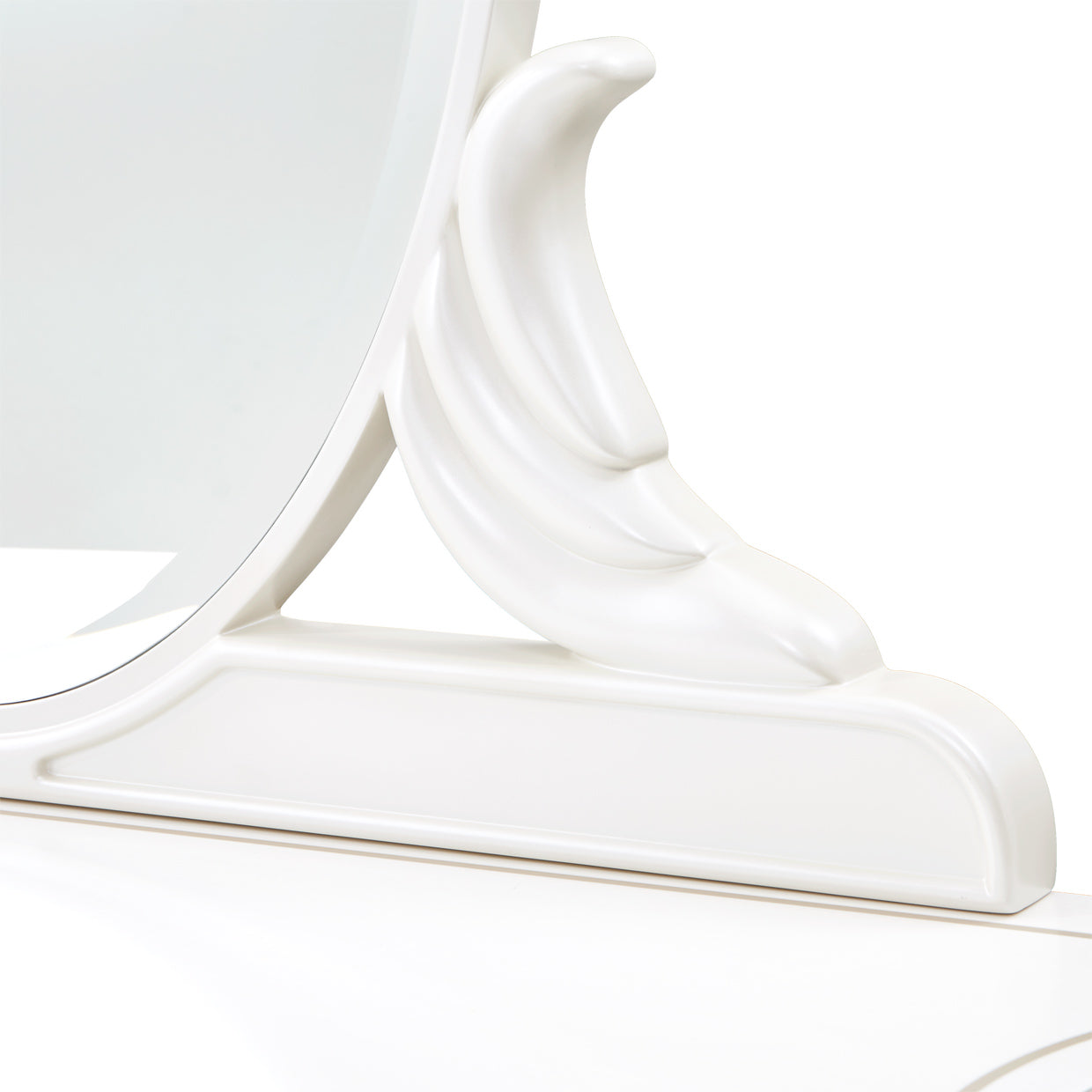 La Marisia Vanity with Mirror Set - Creamy Pearl