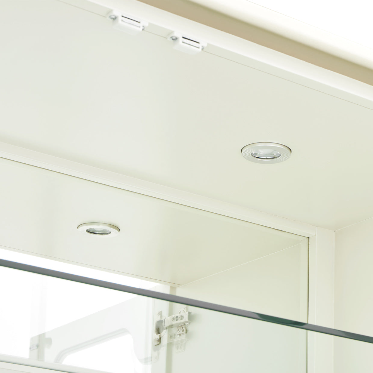 La Marisia Display Cabinet - Creamy Pearl