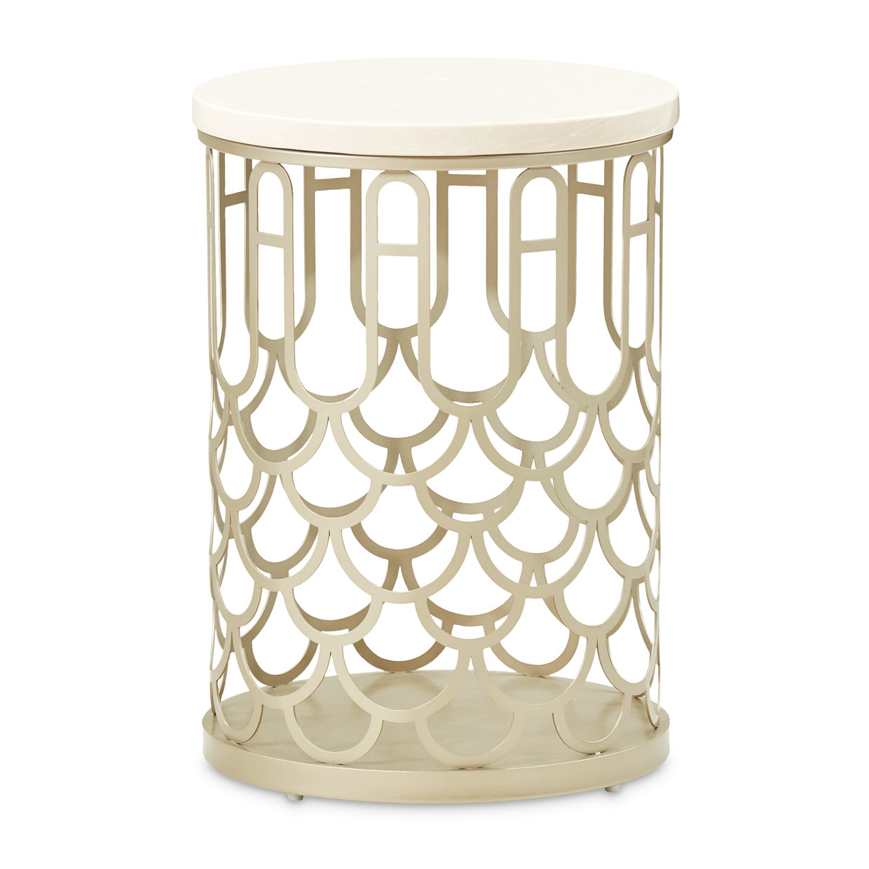 La Marisia Accent Table - Creamy Pearl