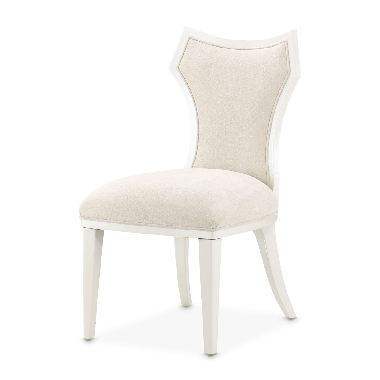 La Marisia Vanity Set with Mirror & Chair - Creamy Pearl