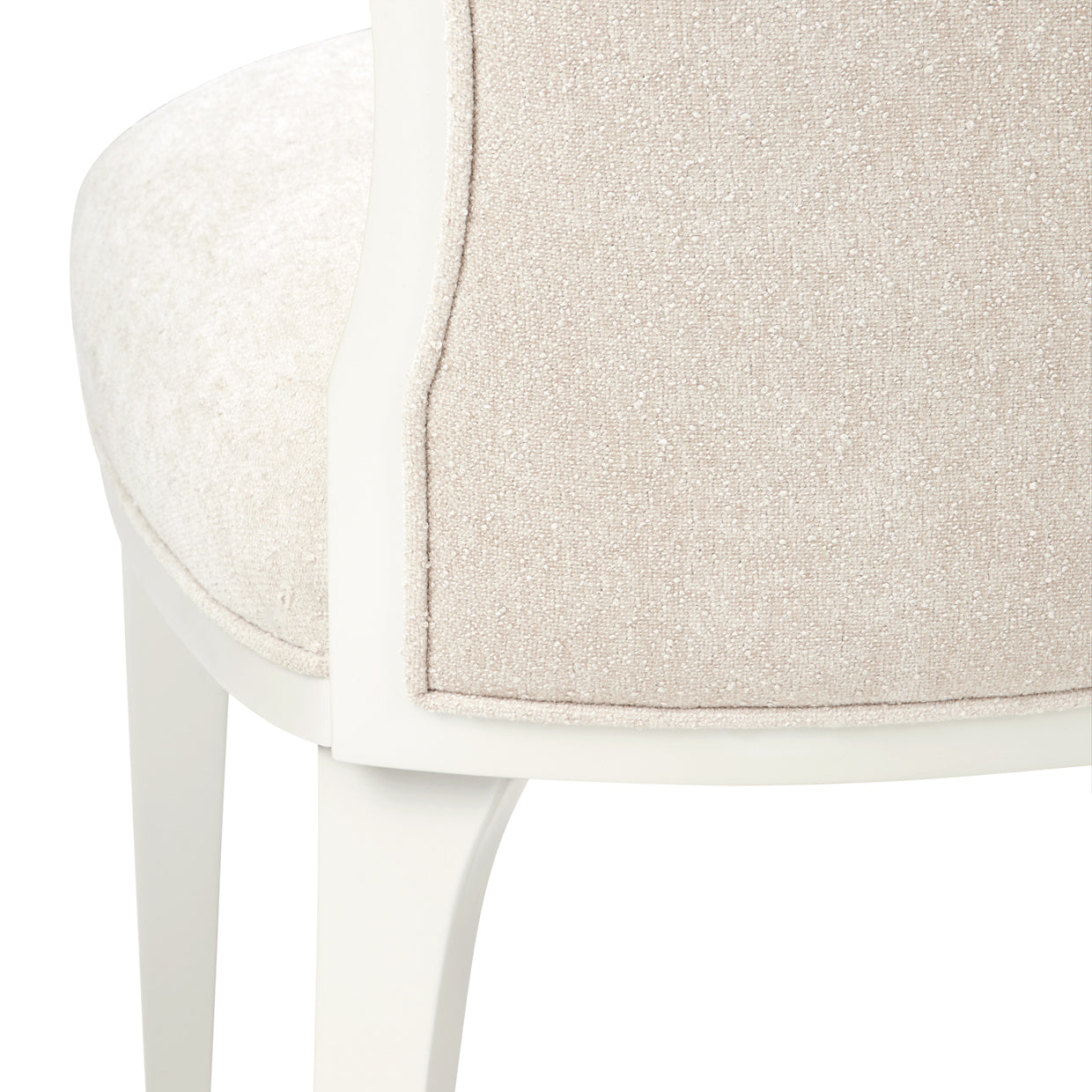 La Marisia Vanity Set with Mirror & Chair - Creamy Pearl