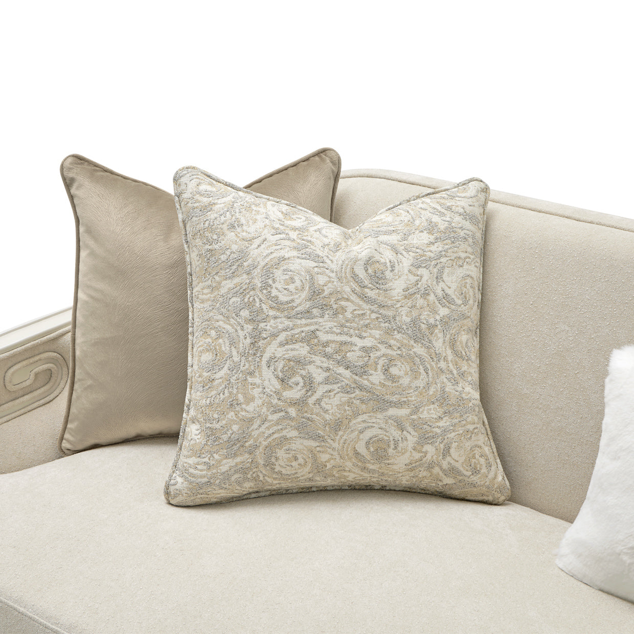 La Marisia Sofa - Tranquil/Light Champagne