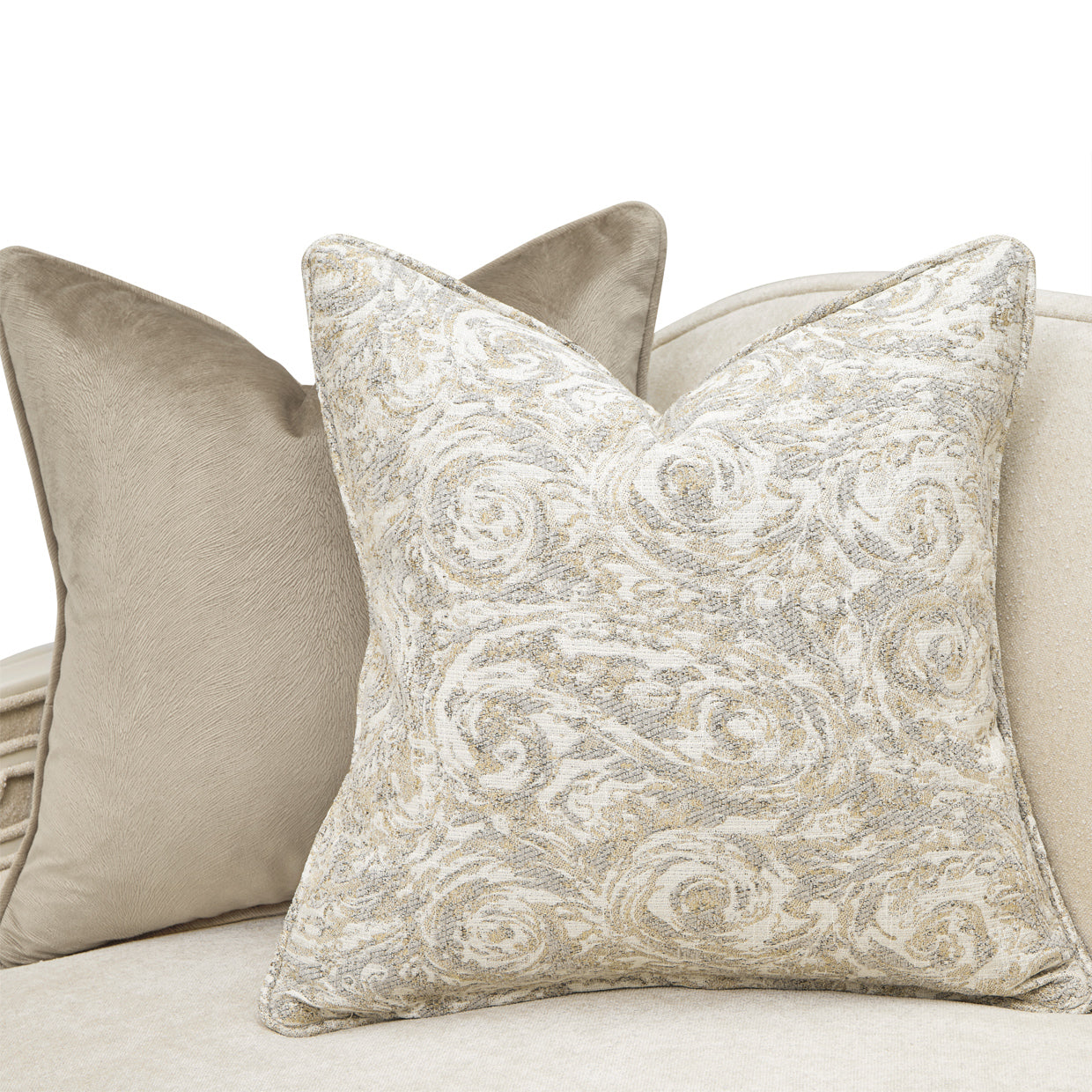 La Marisia Loveseat - Tranquil/Light Champagne