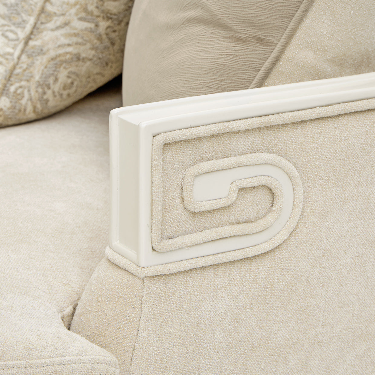 La Marisia Loveseat - Tranquil/Light Champagne