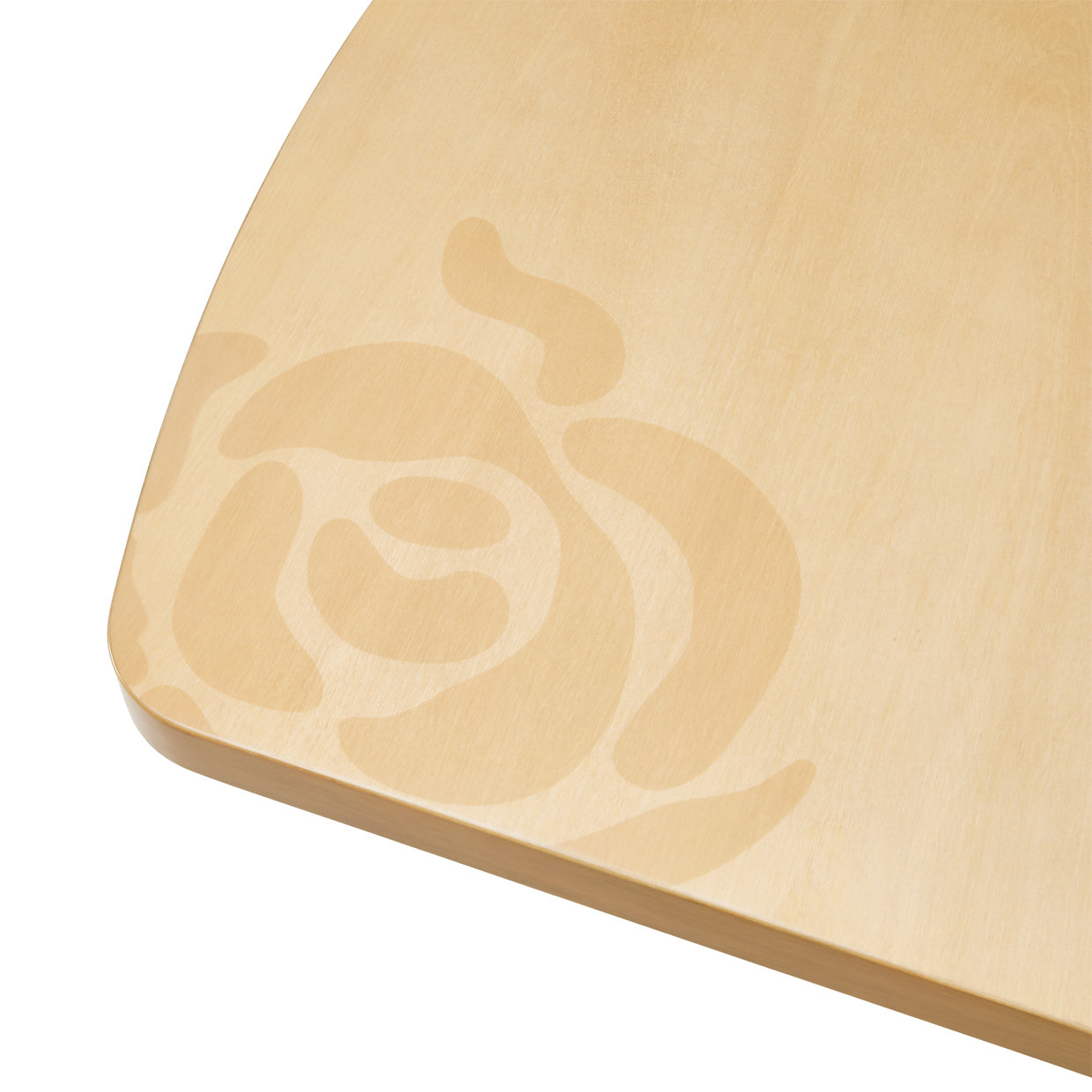 Camellia Field Rectangular Pedestal Dining Table - Caramel