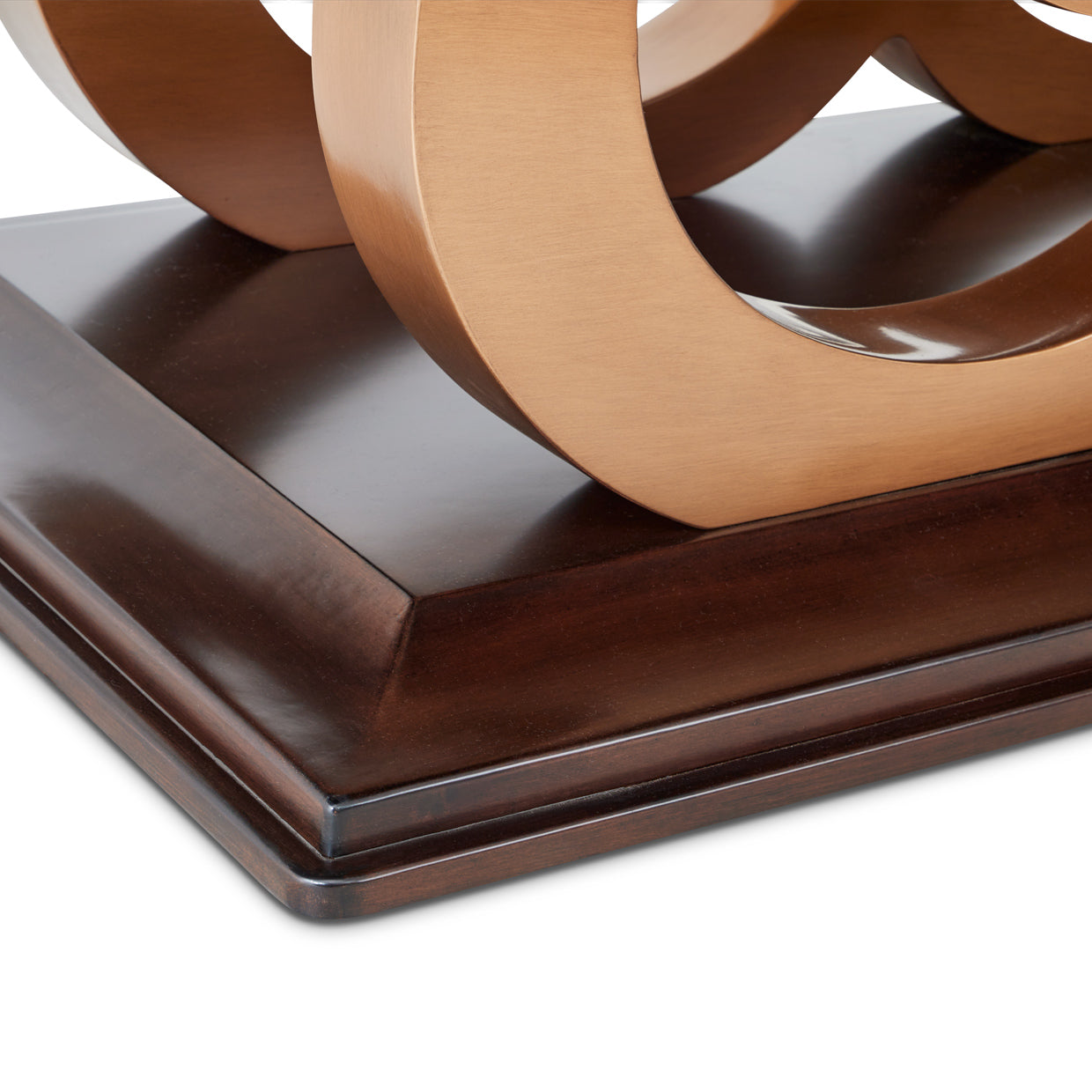 Camellia Field Rectangular Pedestal Dining Table - Warm Pecan