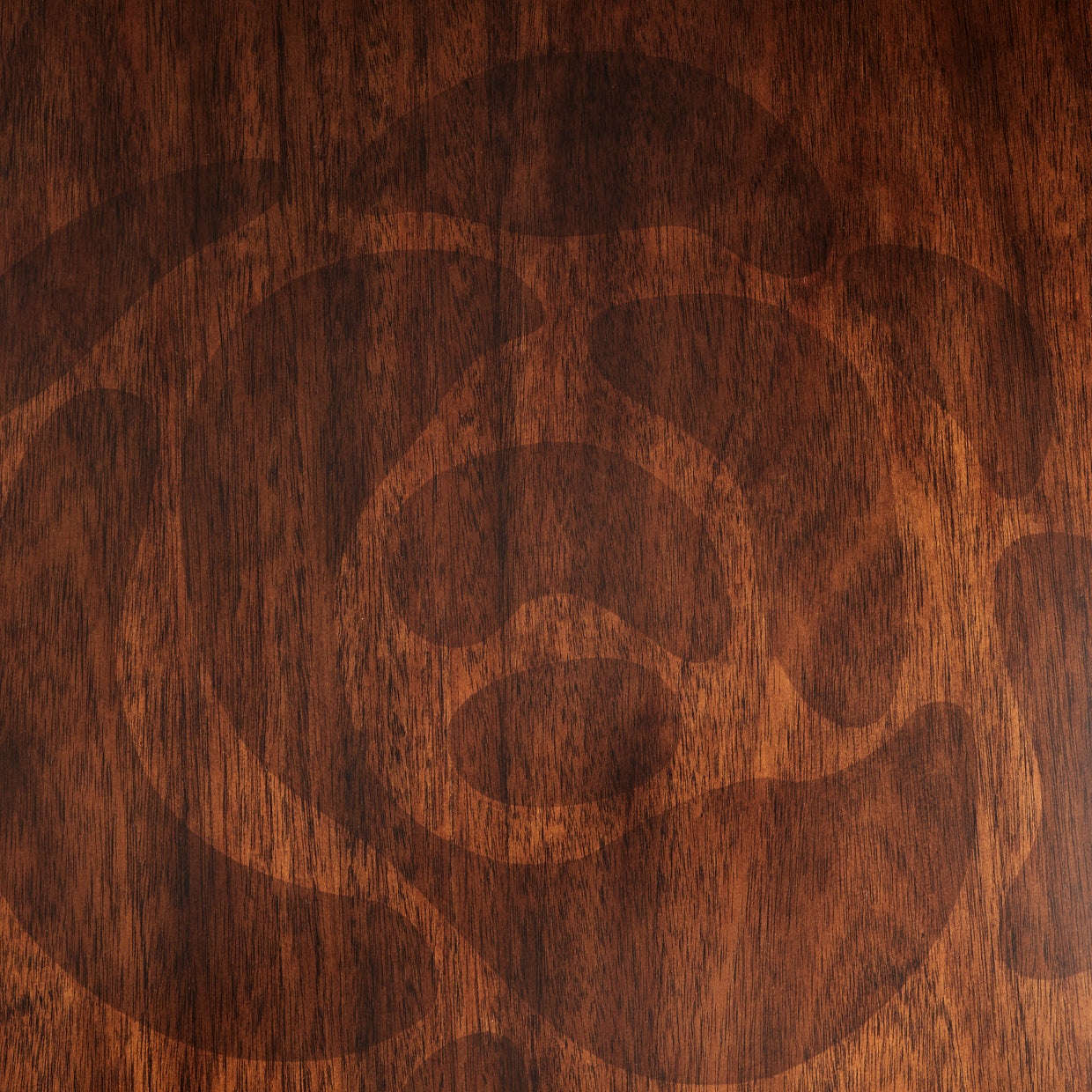 Camellia Field Rectangular Pedestal Dining Table - Warm Pecan