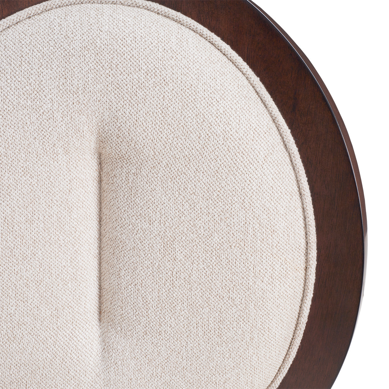 Camellia Field Dining Side Chair - Linen/Warm Pecan