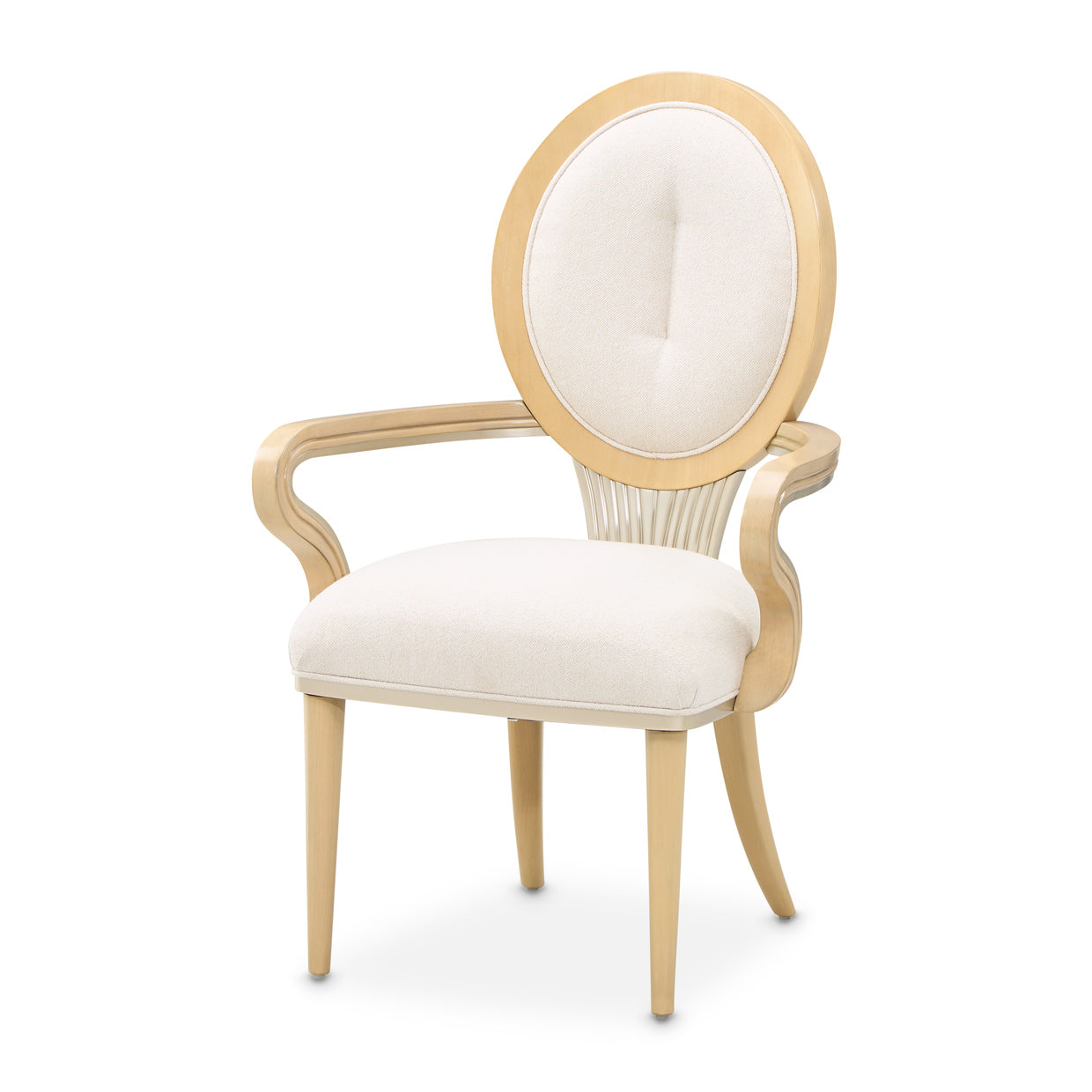 Camellia Field Dining Arm Chair - Caramel