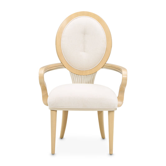 Camellia Field Dining Arm Chair - Caramel