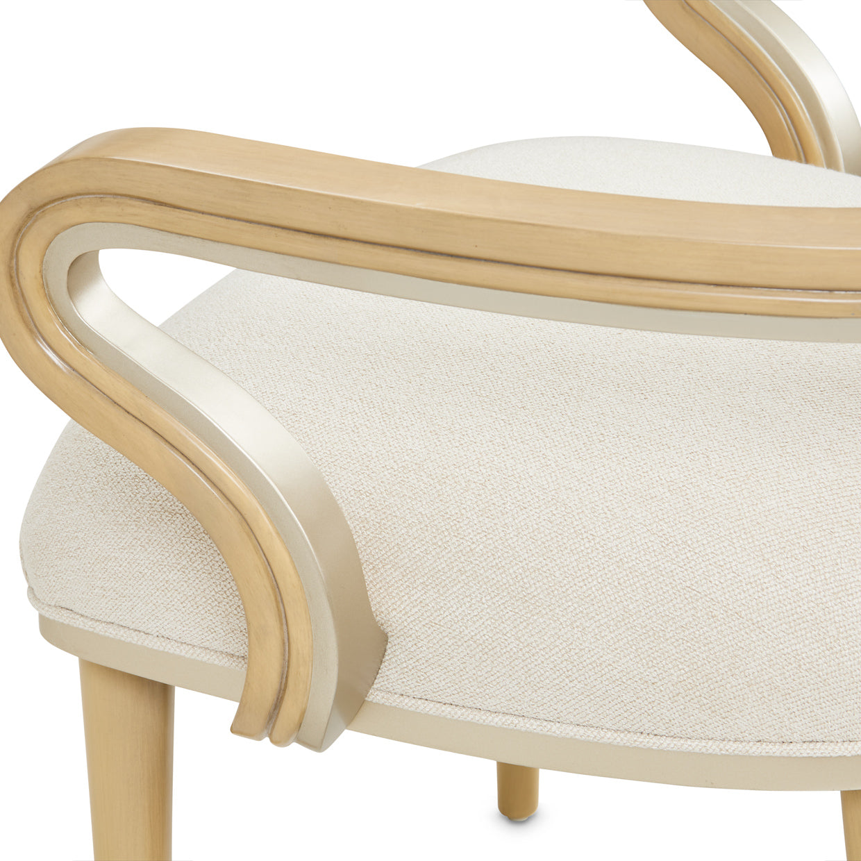 Camellia Field Dining Arm Chair - Caramel