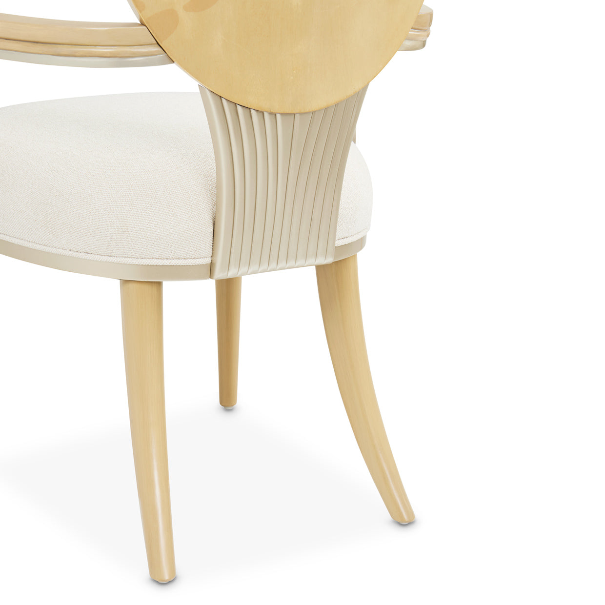 Camellia Field Dining Arm Chair - Caramel