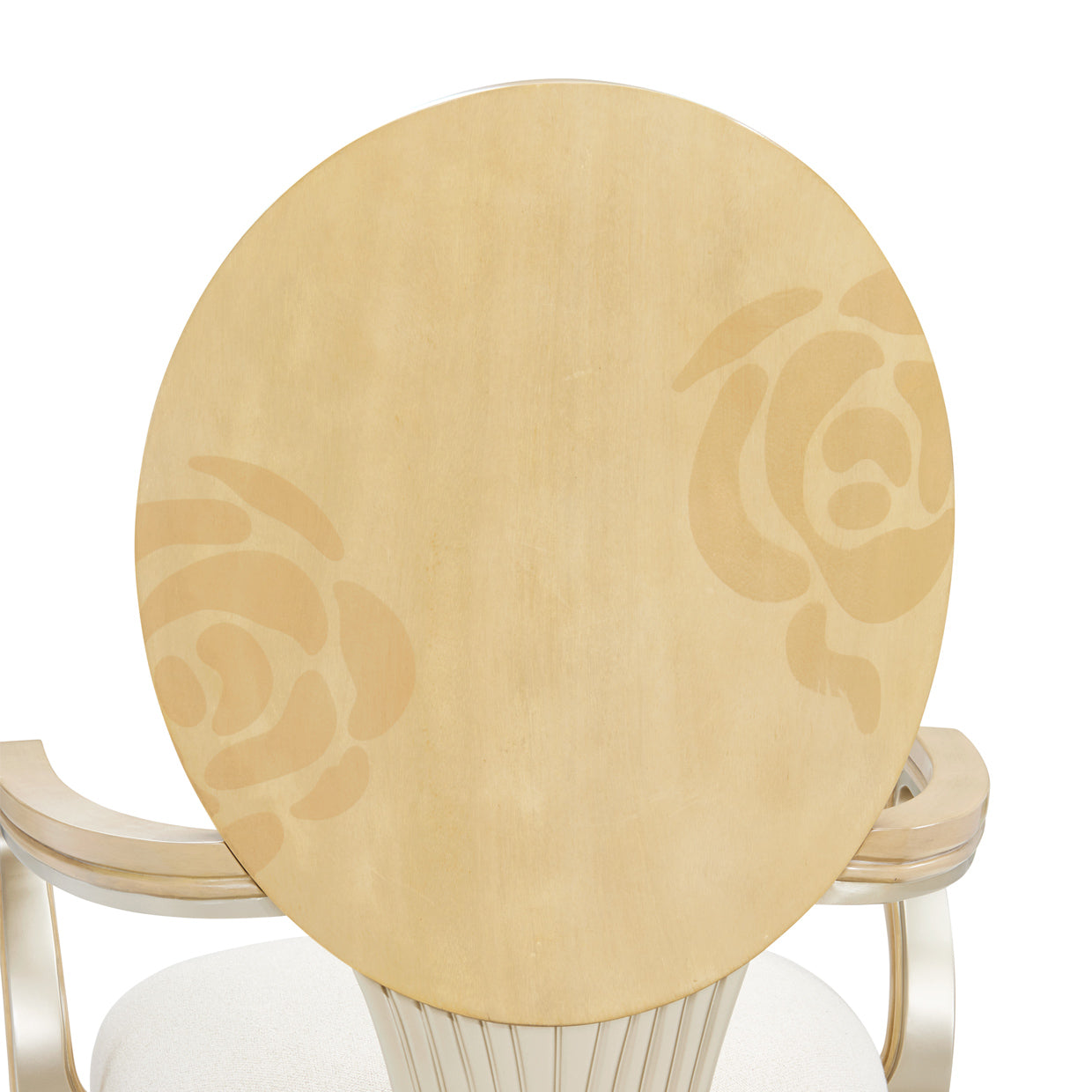 Camellia Field Dining Arm Chair - Caramel