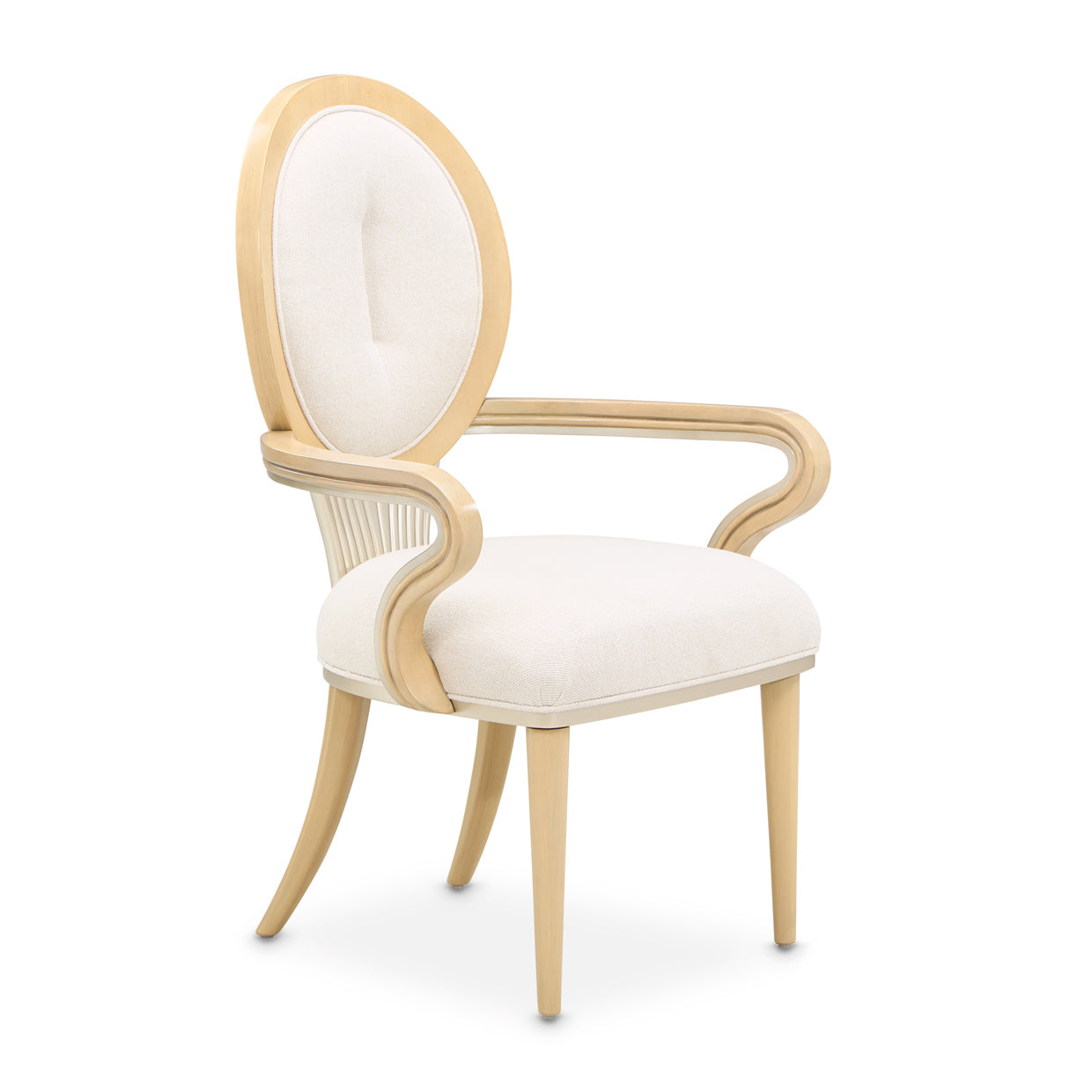 Camellia Field Dining Arm Chair - Caramel