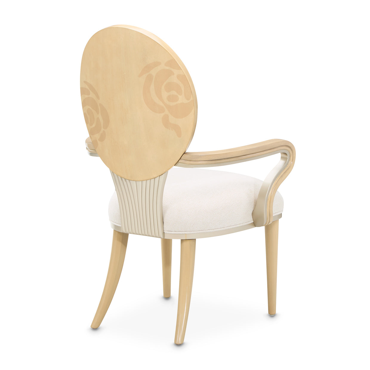 Camellia Field Dining Arm Chair - Caramel
