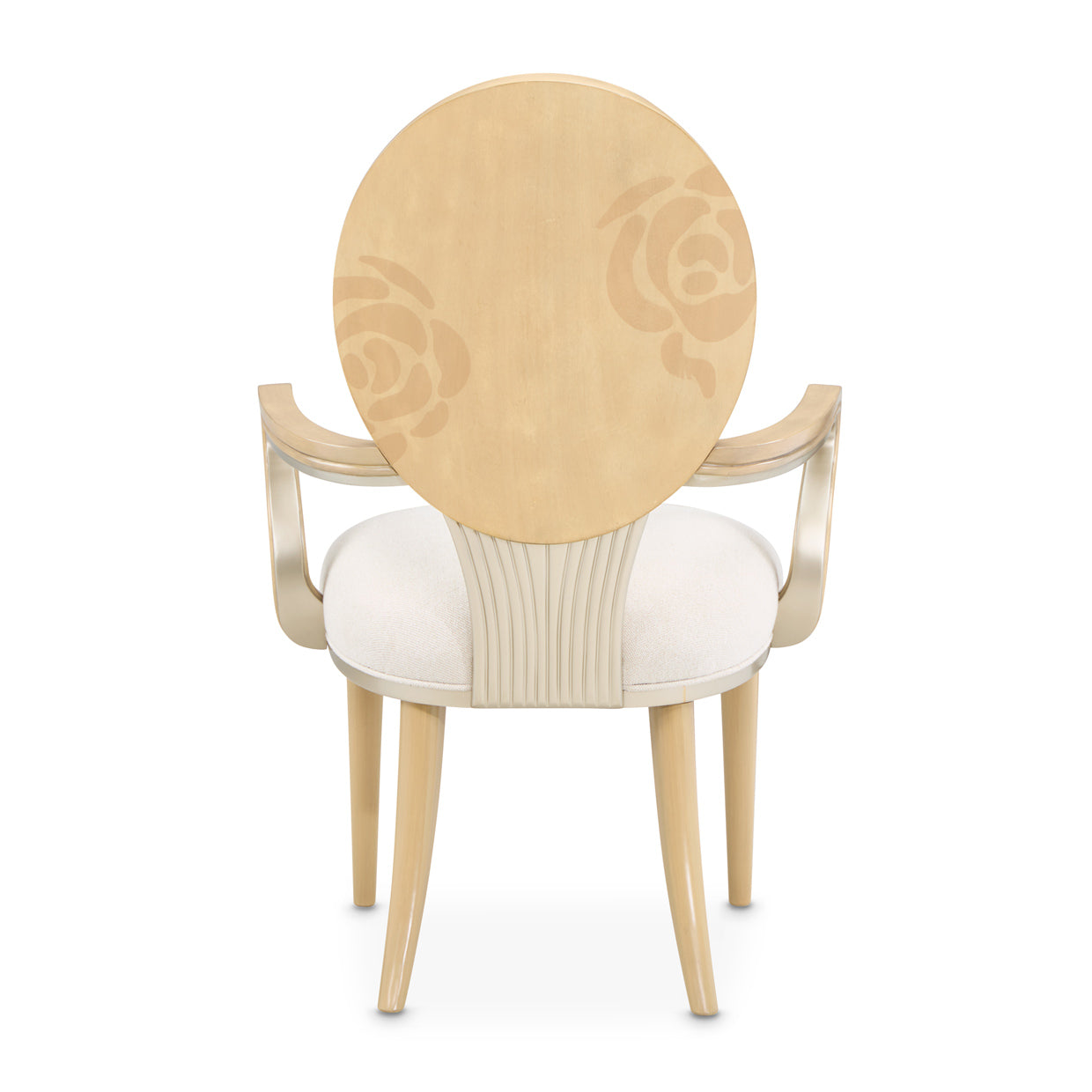 Camellia Field Dining Arm Chair - Caramel