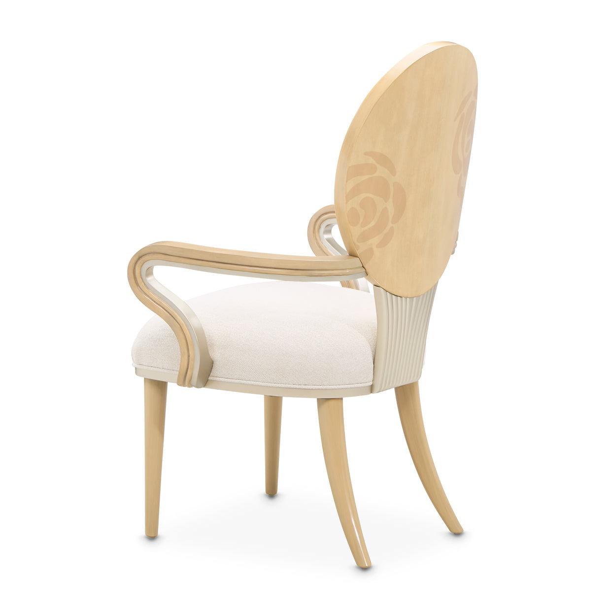 Camellia Field Dining Arm Chair - Caramel