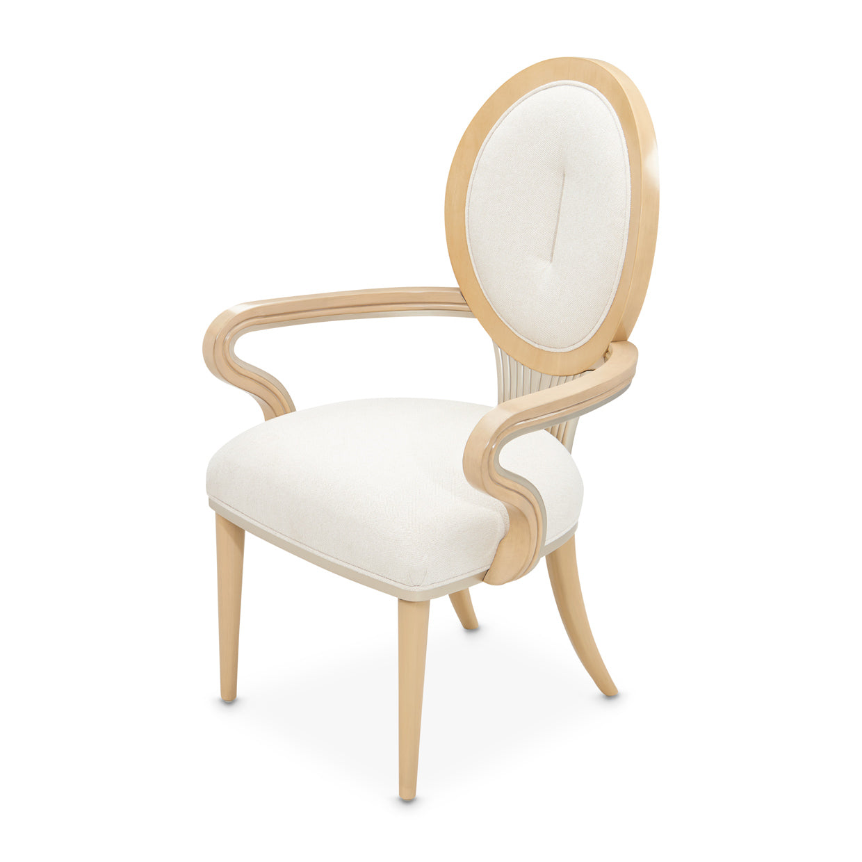 Camellia Field Dining Arm Chair - Caramel