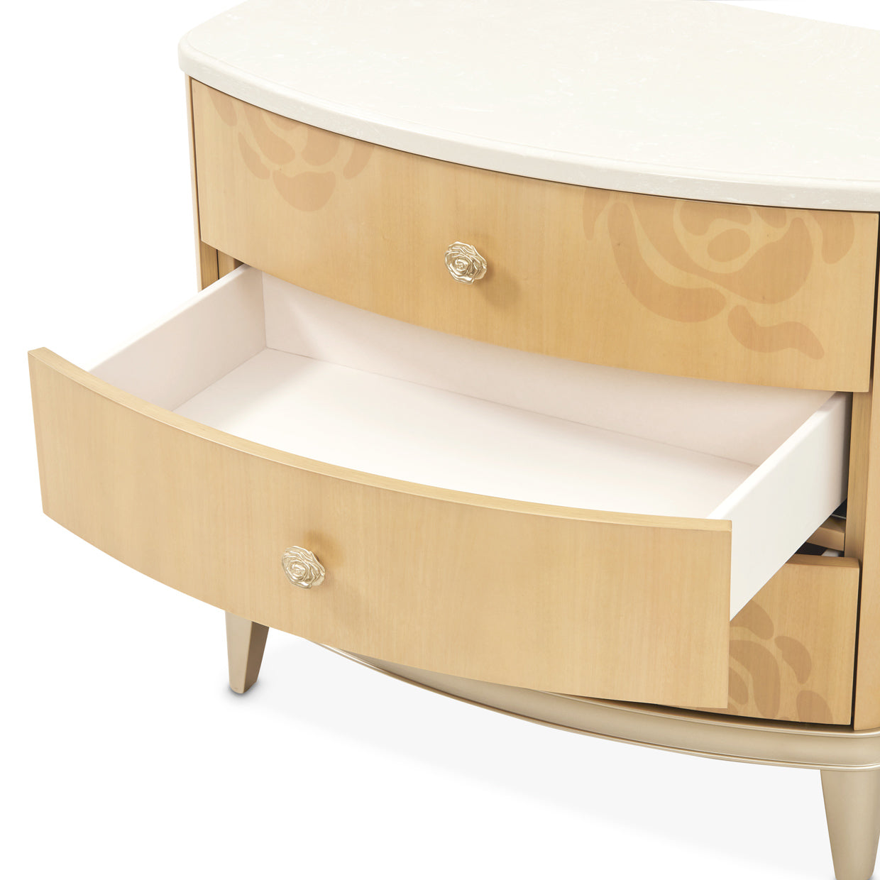 Camellia Field Nightstand - Caramel